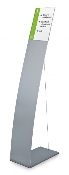 Bodenaufsteller LITE Secure mit Spannseil | modular
