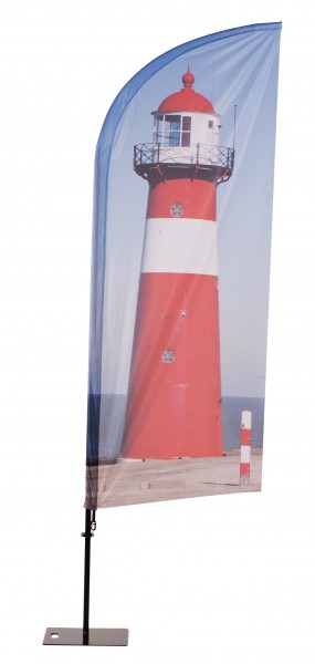 Beachflag Aluminium mobil I