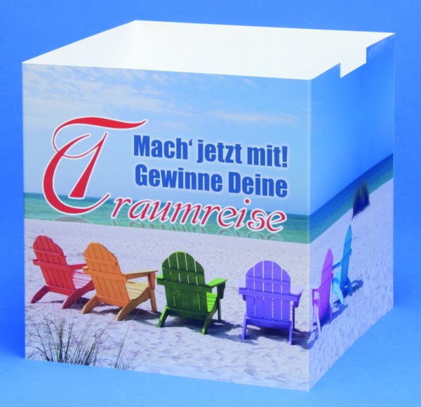 Plakattascheneinsatz für Losbox