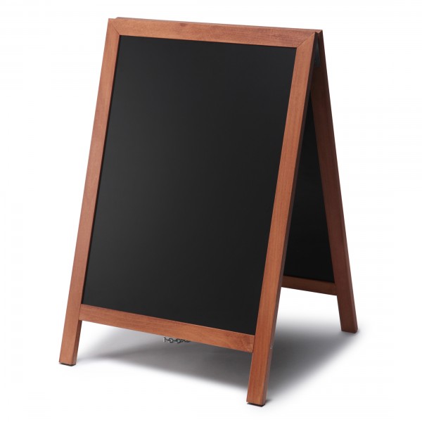 Kundenstopper Outdoor Holz I